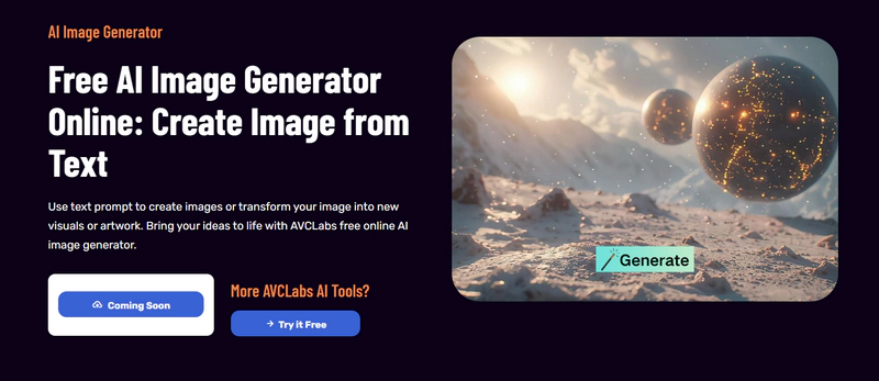 Free AI Image Generator Online: Create Image from Text | AVCLabs