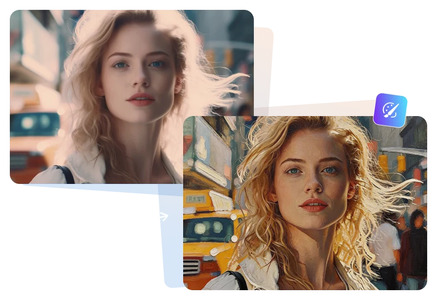 turn picture into painting online free