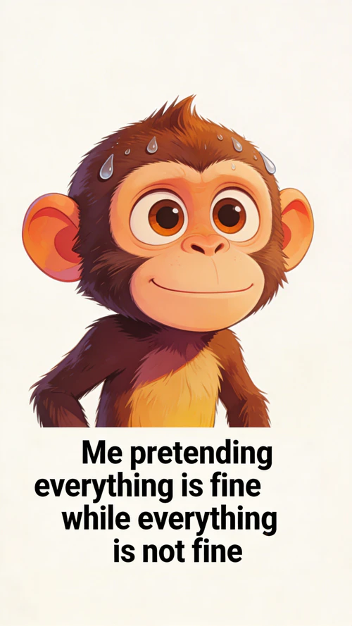 monkey nervous meme