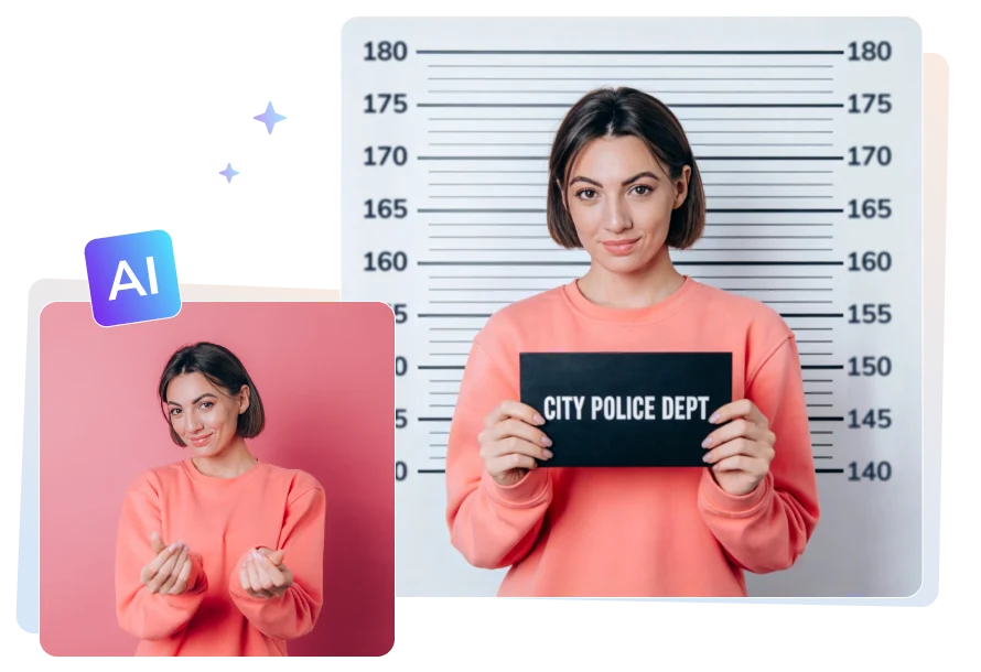 create a fake mugshot online