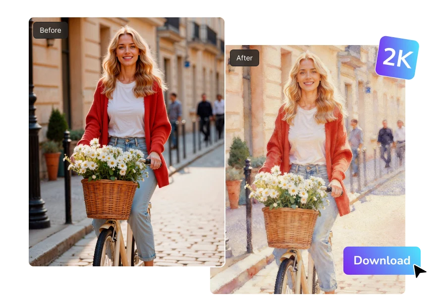 photo to watercolor painting online