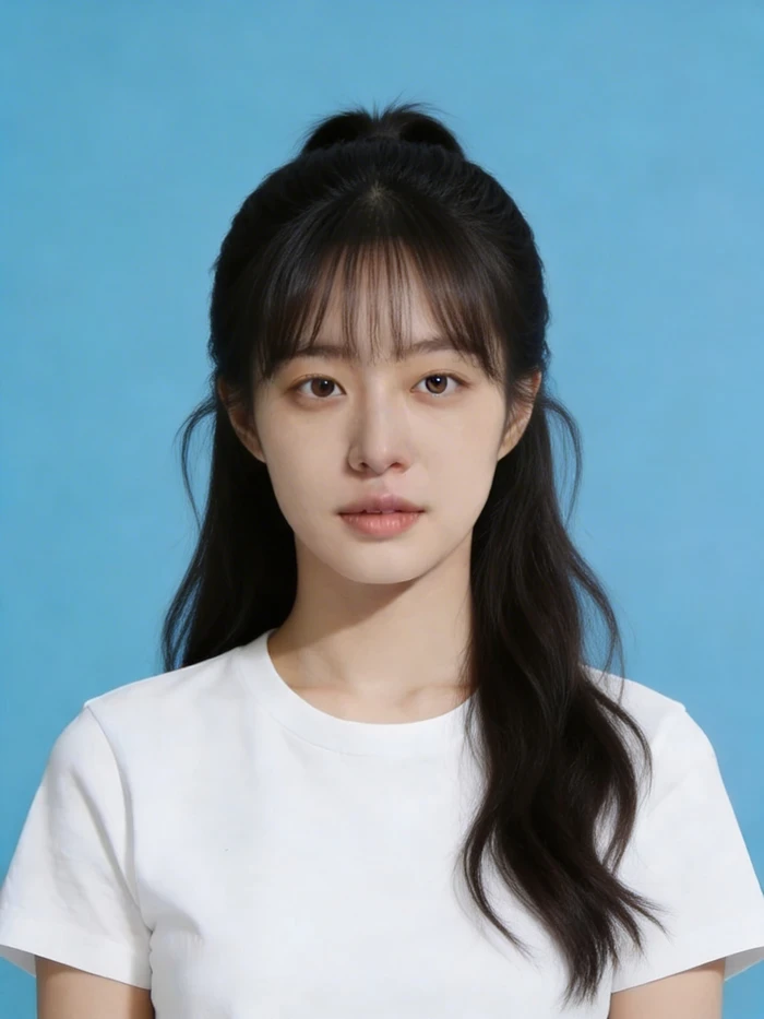 gemini ai hairstyle prompt half-up curtain