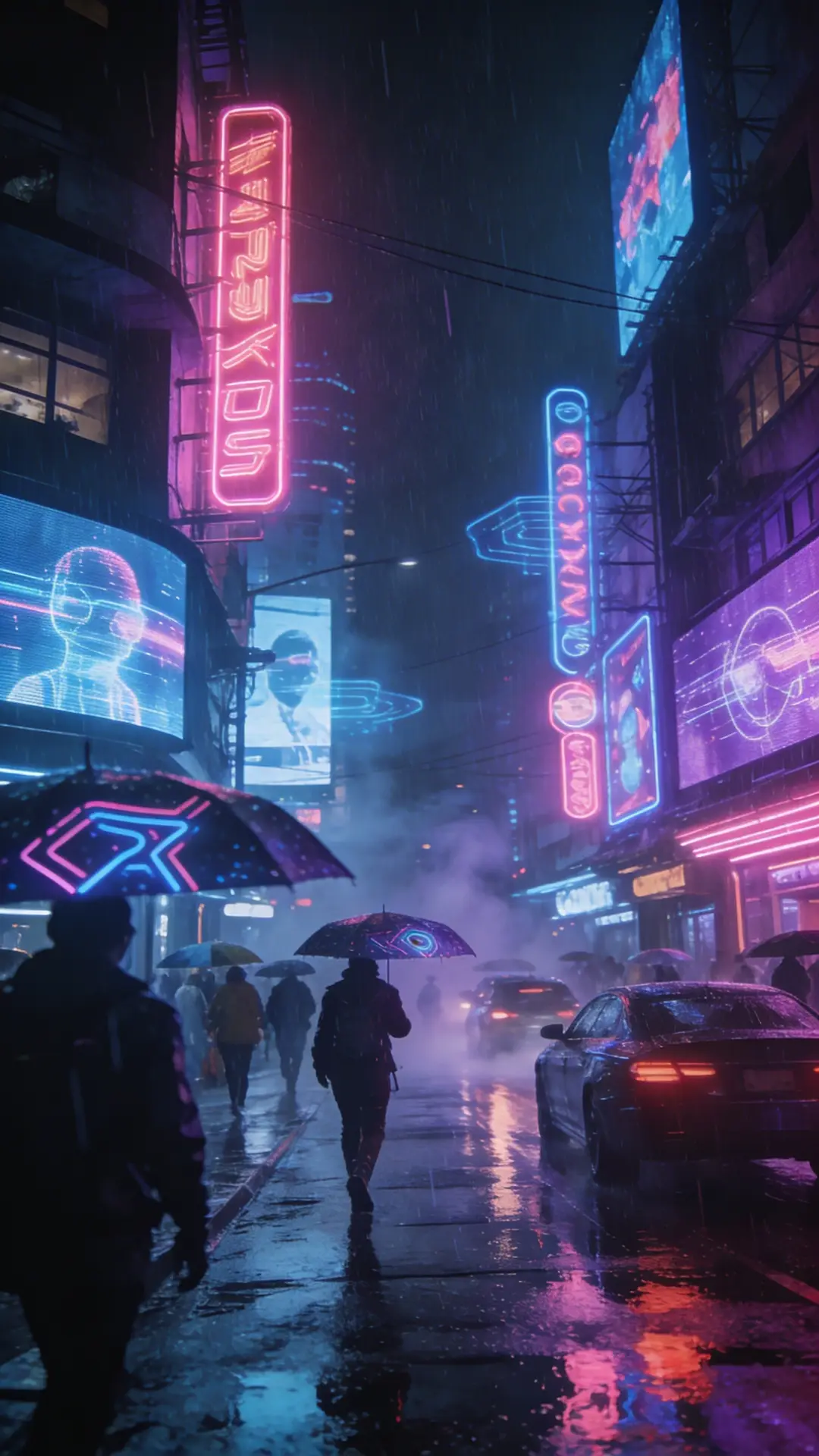 cyberpunk gemini ai photo prompt trending