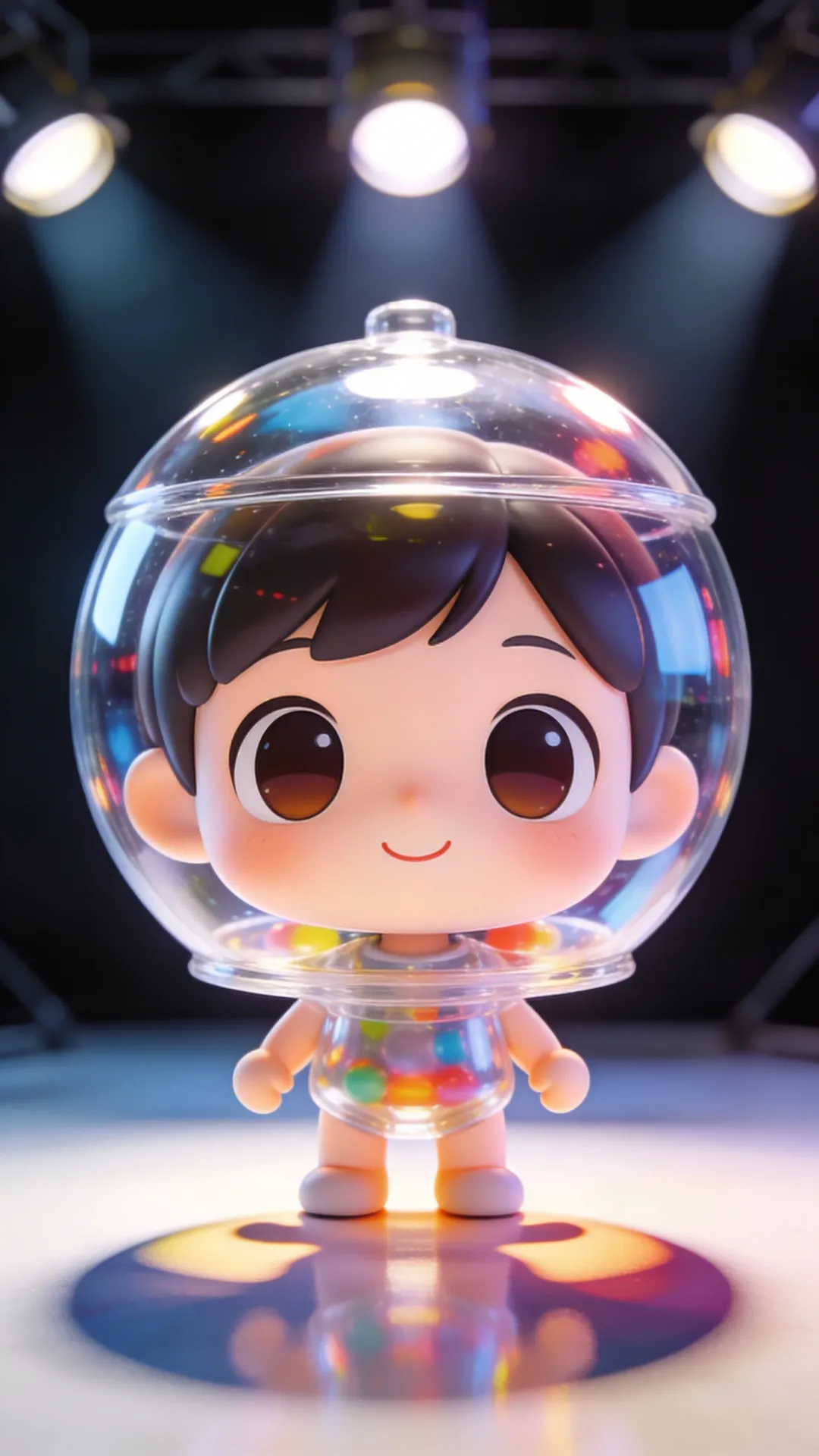 gacha capsule figures gemini prompt