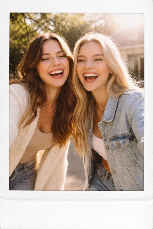 ChatGPT Photo Prompt - Polaroid Friends