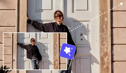 enhance zoomed photos