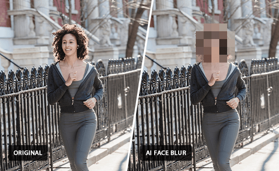 AI-Based Face Recognition and Blurring