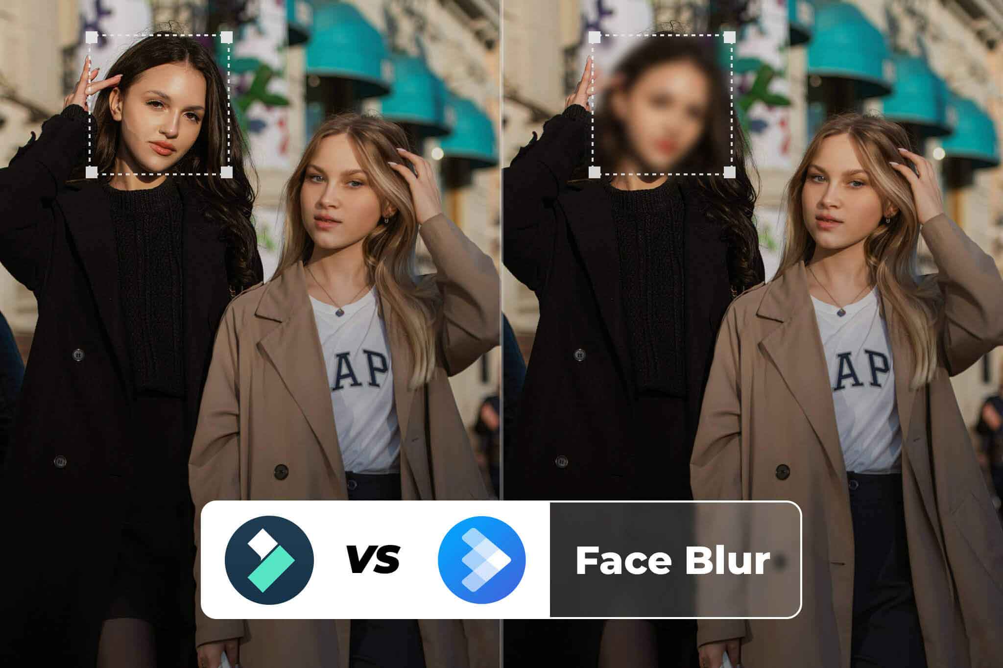 blur face in video: avclavs vs. filmora