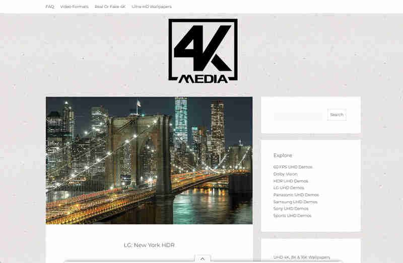 4k media hdr video download site