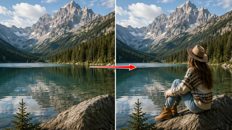 add someone to a picture in photoshop