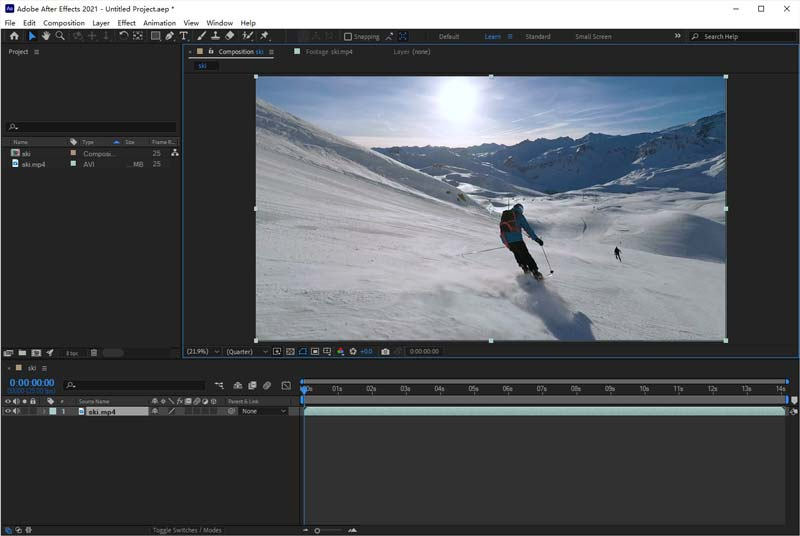 adobe after effects motion tracking watermark removal