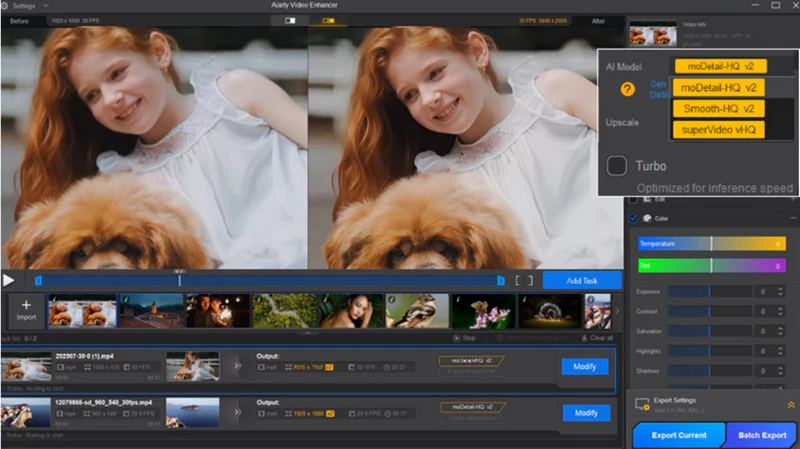 Aiarty Video Enhancer