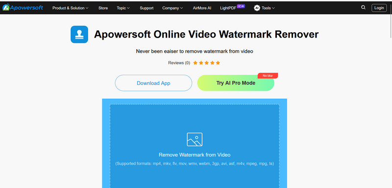 apowersoft online watermark remover batch processing
