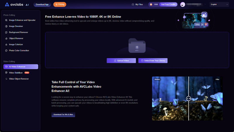 main interface