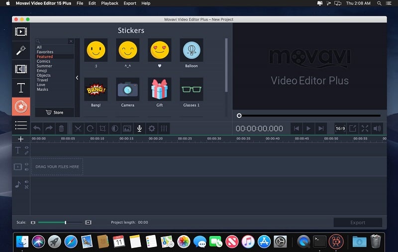Movavi Video Editor best video editing software for YouTube