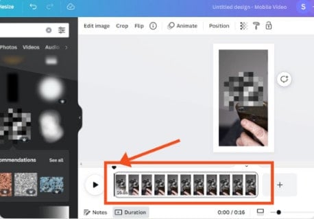 Pixel a video online via Canvas