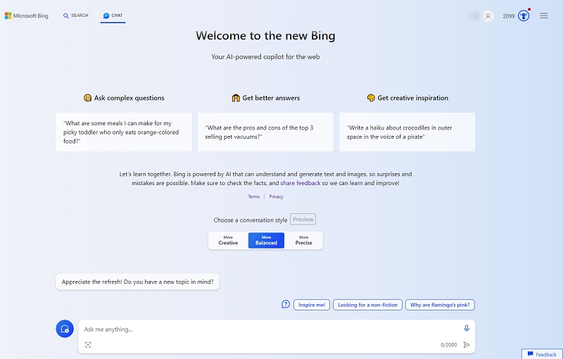 bing chat