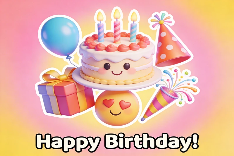 birthday emoji combos