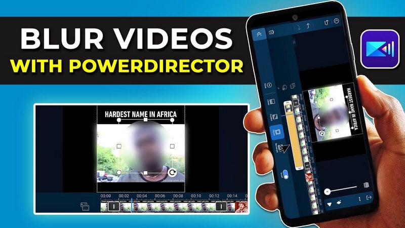 blur video with powerdirector
