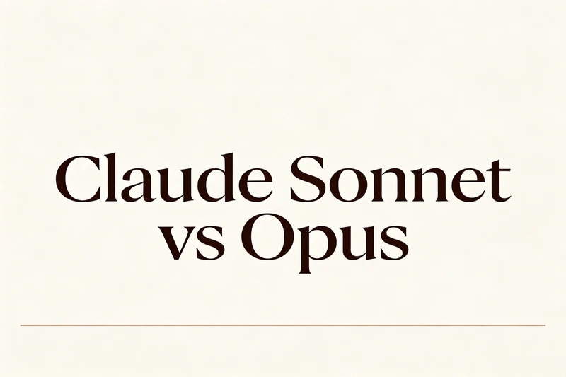 claude sonnet vs opus