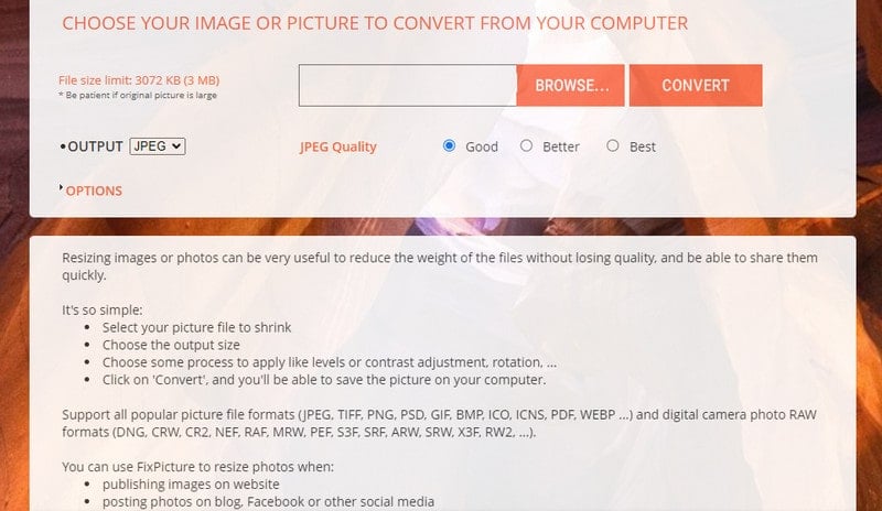 convert image to 4K resolution online by Fixpicure
