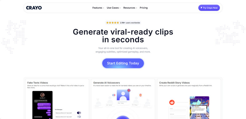 crayo ai video editor