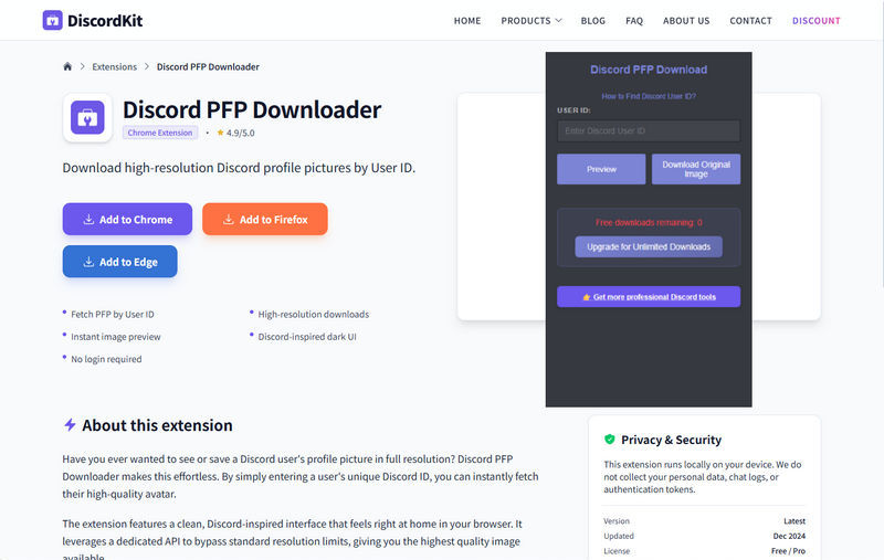 discordkit browser extension