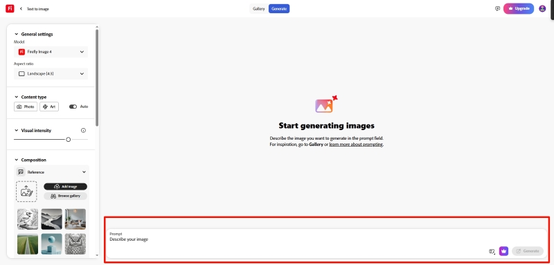 firefly generate image step2