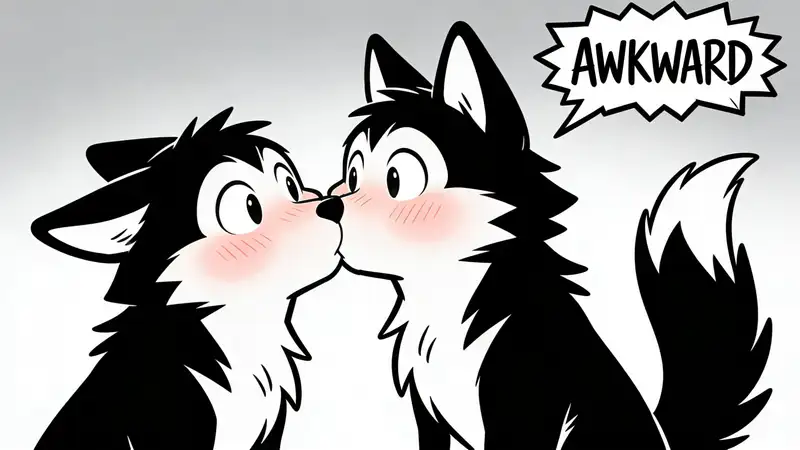 furry kissing meme generated by avclabs ai image generator