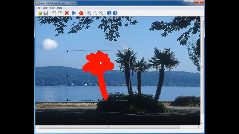 inpaint remove object