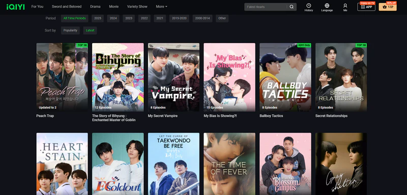 iqiyi best korean drama website