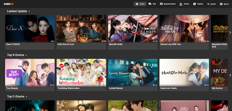 kisskh korean drama website