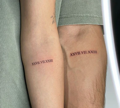 husband wife married couple couple tattoos small