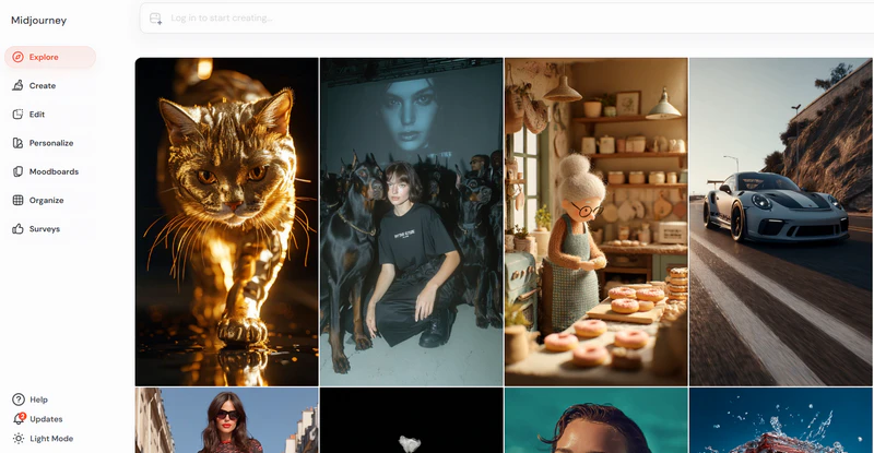 midjourney ai landscape generator