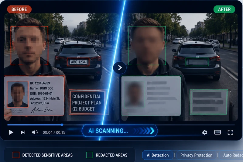 obscure sensitive information