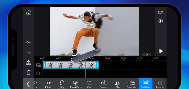 remove blur from video by PowerDirector