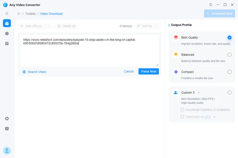 copy and paste reelshort movie links
