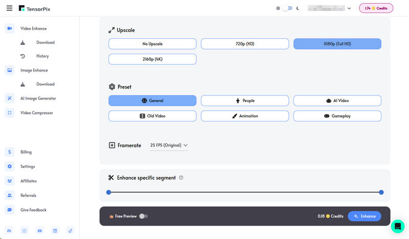 tensorpix video enhancer online free