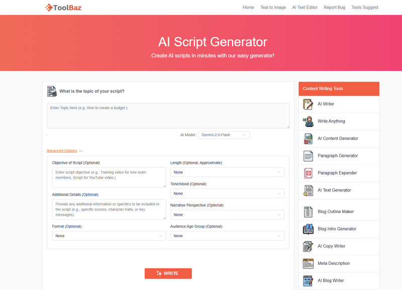 toolbaz crayo ai free alternative