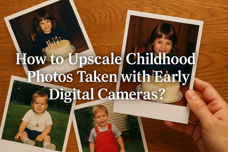 upscale childhood photos