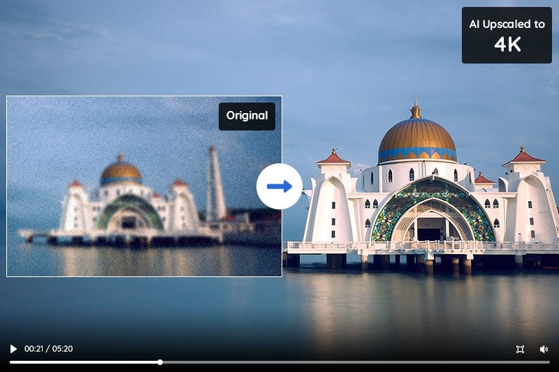 upscale video to 4k online