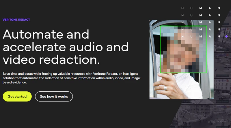 veritone redact software