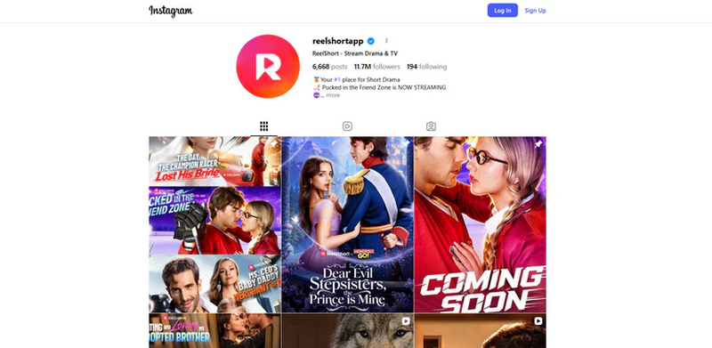 watch reelshort for free on instagram