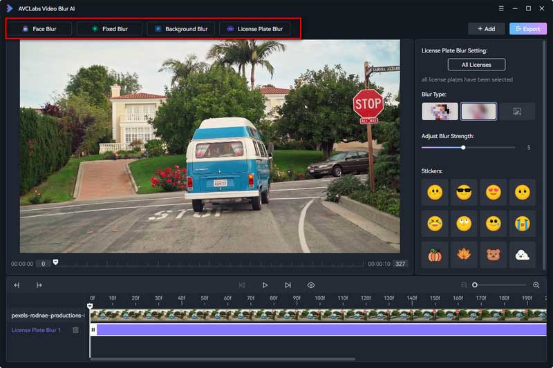 how to blur a video offline with AVCLabs Video Blur AI