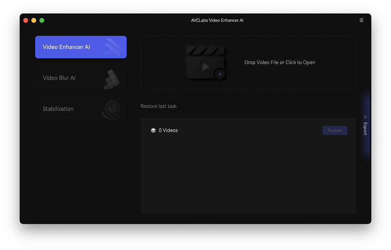 main interface