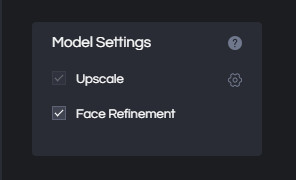 switch on Face Refinement