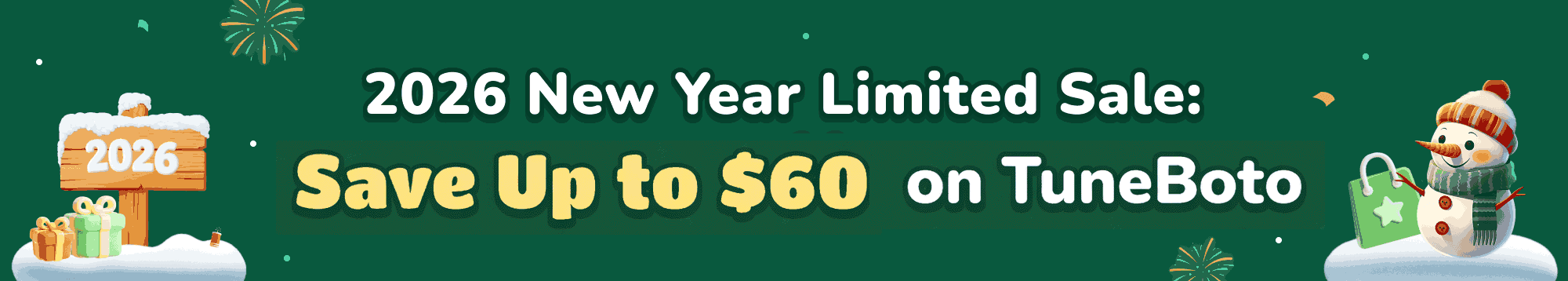 tuneboto new year special sale
