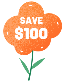spring sale bundle left flower