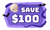 100 off